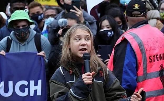 Greta Thunberg carga contra los políticos en Glasgow: «Podéis meteros la crisis climática por el culo»