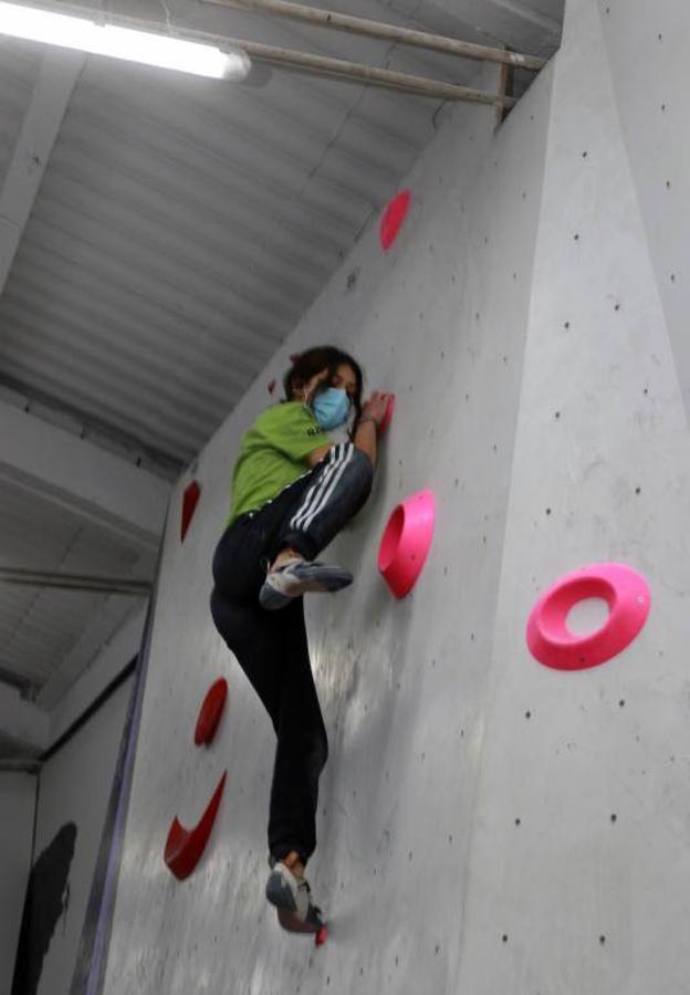 Paula Huergo durante la final. 