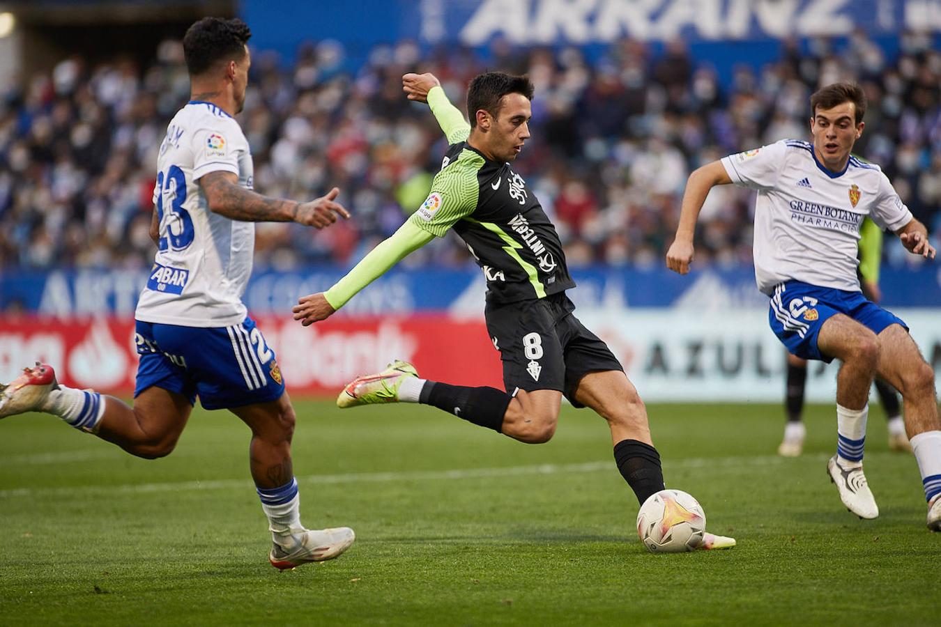 En imágenes: Las mejores jugadas del Zaragoza - Sporting