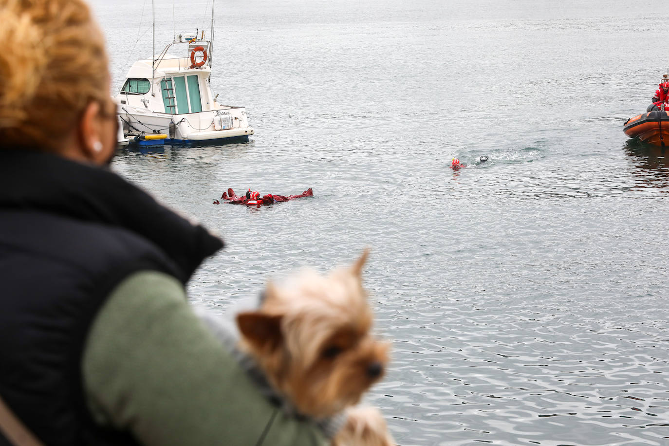 Fotos: Simulacro de rescate en la ría