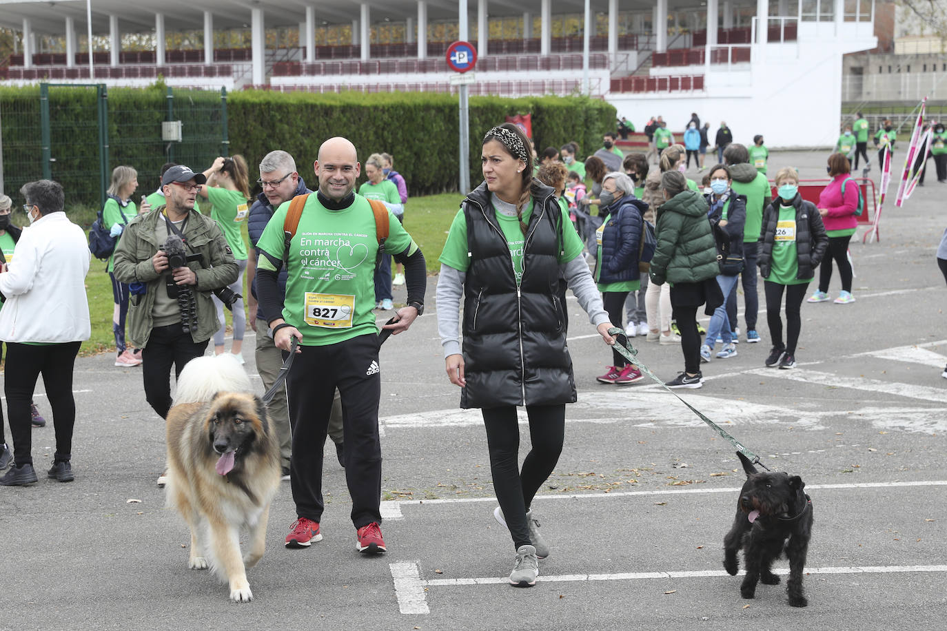 La Asociación Española contra el Cáncer (AECC) ha organizado marchas en Gijón y Avilés para que «la gente tome conciencia y colabore». El objetivo de la iniciativa es mejorar la calidad de vida de los enfermos de cáncer. 