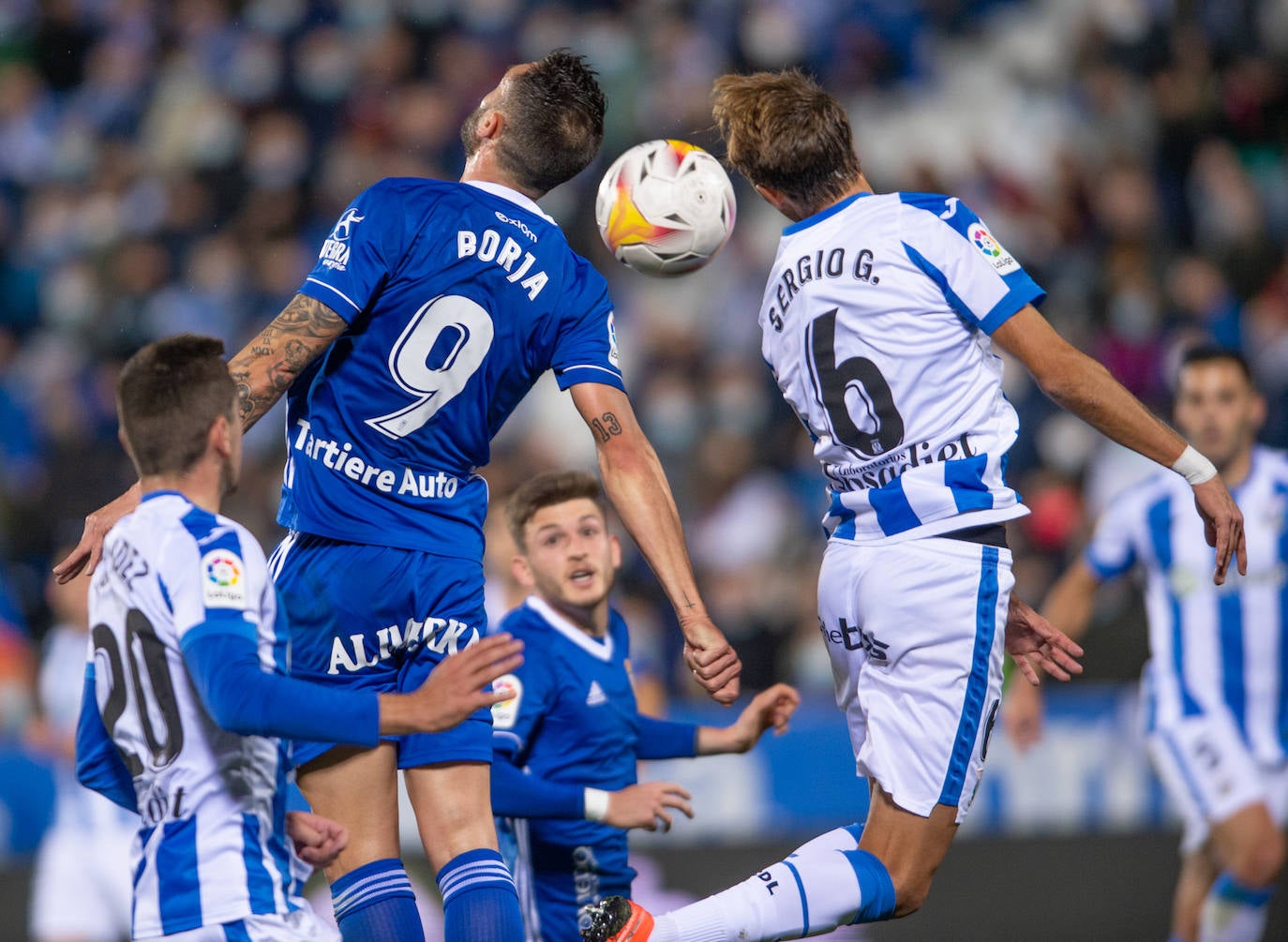 Fotos: Las mejores jugadas del Leganés - Real Oviedo