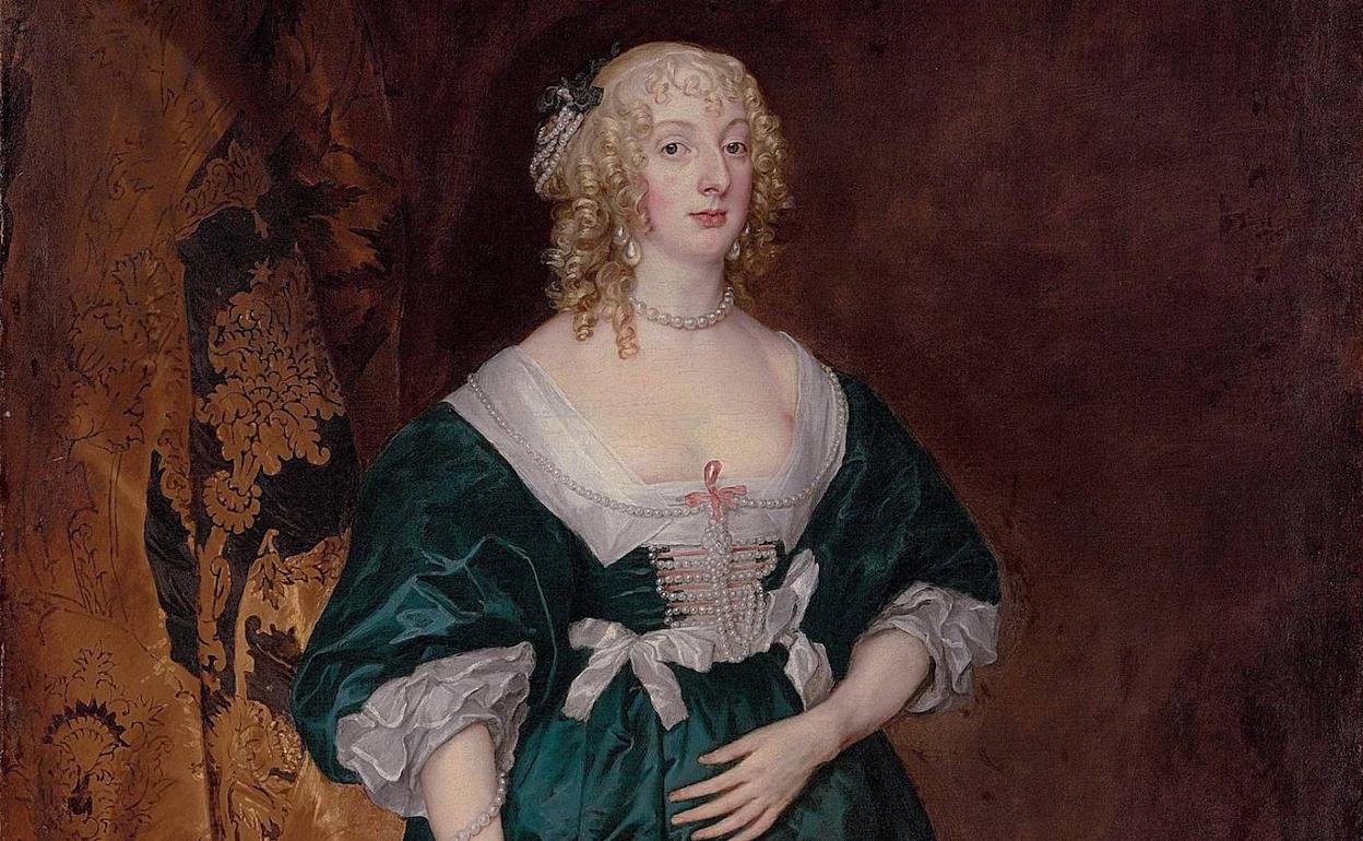 Retrato de 'Anna Sofía, condesa de Carnarvon', atribuido a Van Dyck.