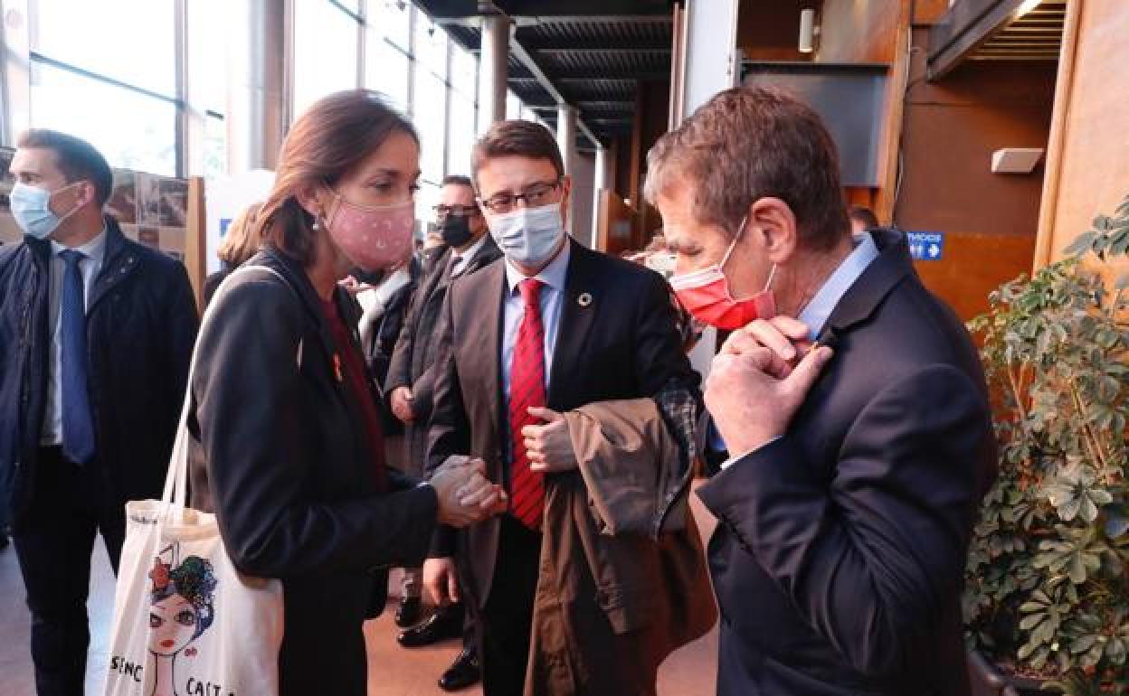 Clausura del XI Foro Empresarial España-Estados Unidos, en la que ha participado la ministra de Industria, Turismo y Comercio, Reyes Maroto. 