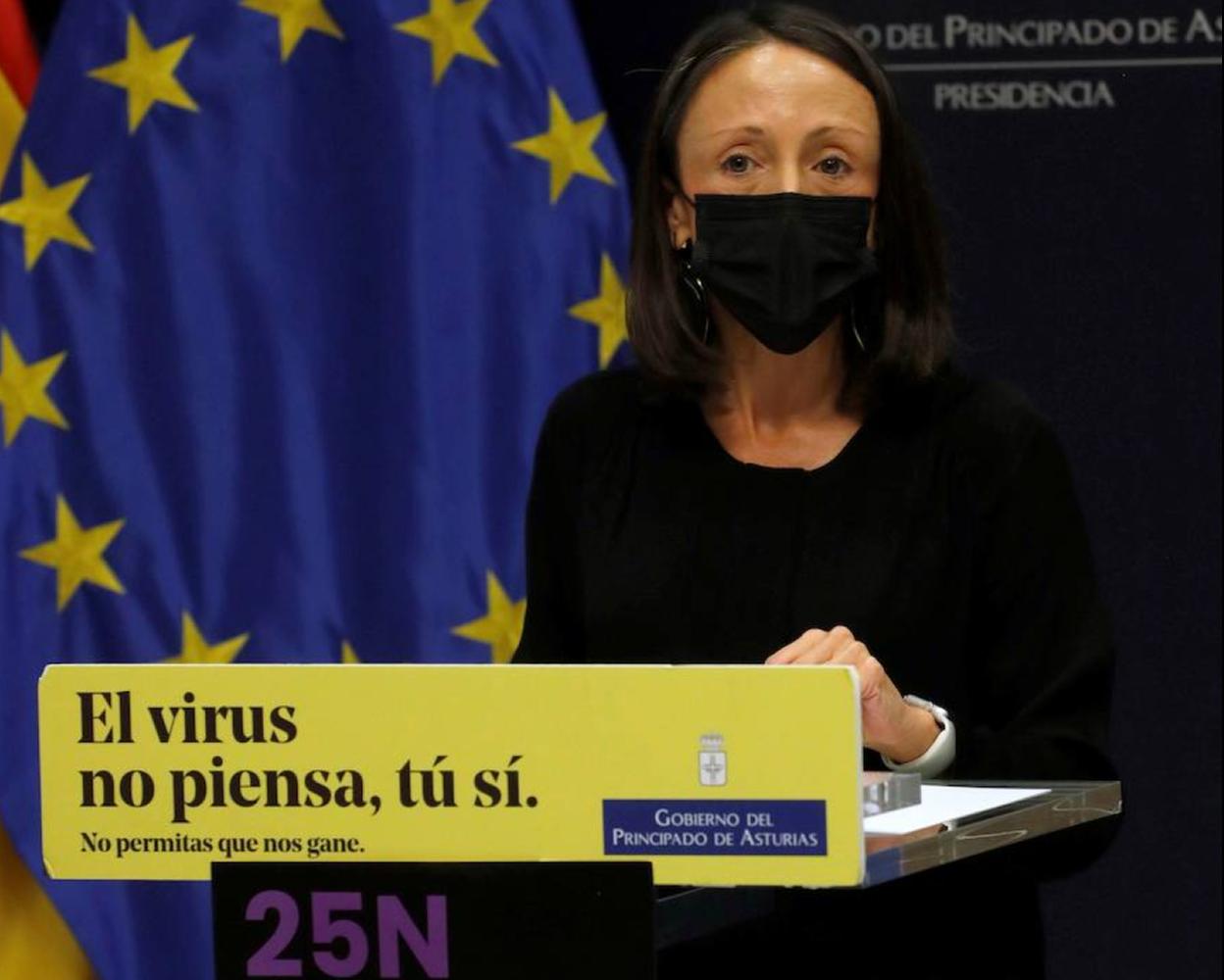 Melania Álvarez, durante la rueda de prensa posterior al Consejo de Gobierno de este viernes.