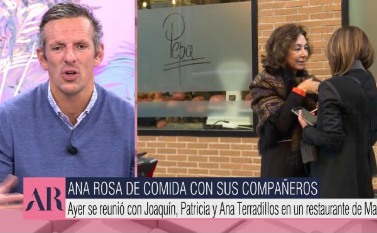 Joaquín Prat habla sobre su encuentro con Ana Rosa Quintana.