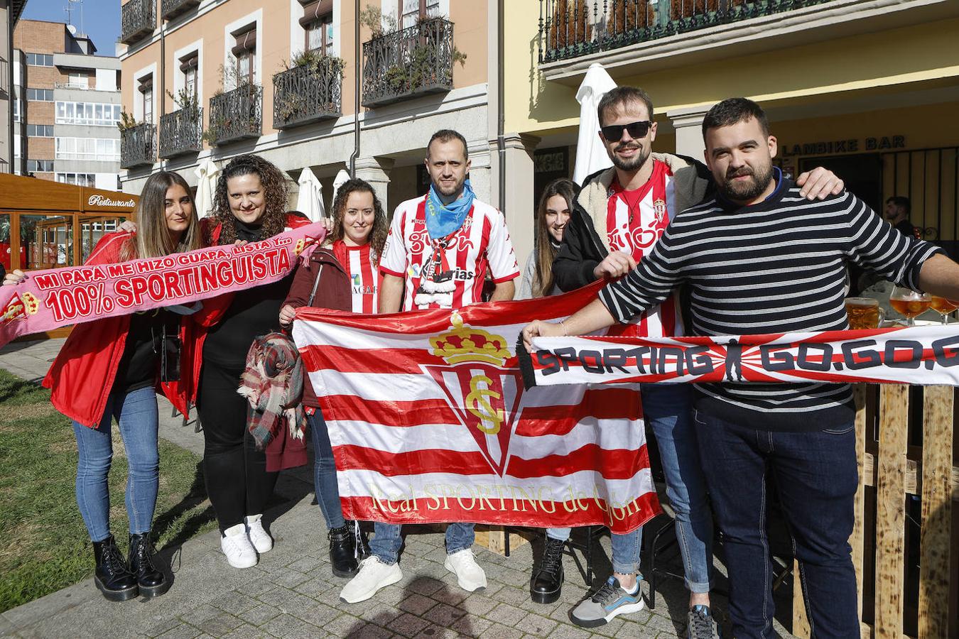 Más de quinientos sportinguistas estarán esta noche en las gradas de El Toralín para animar al conjunto rojiblanco.