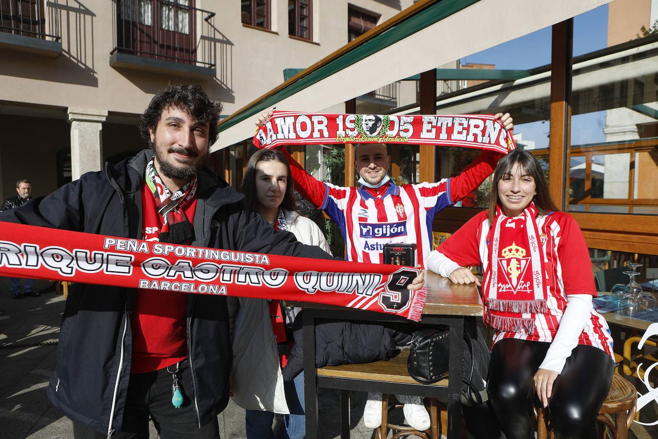 Más de quinientos sportinguistas estarán esta noche en las gradas de El Toralín para animar al conjunto rojiblanco.