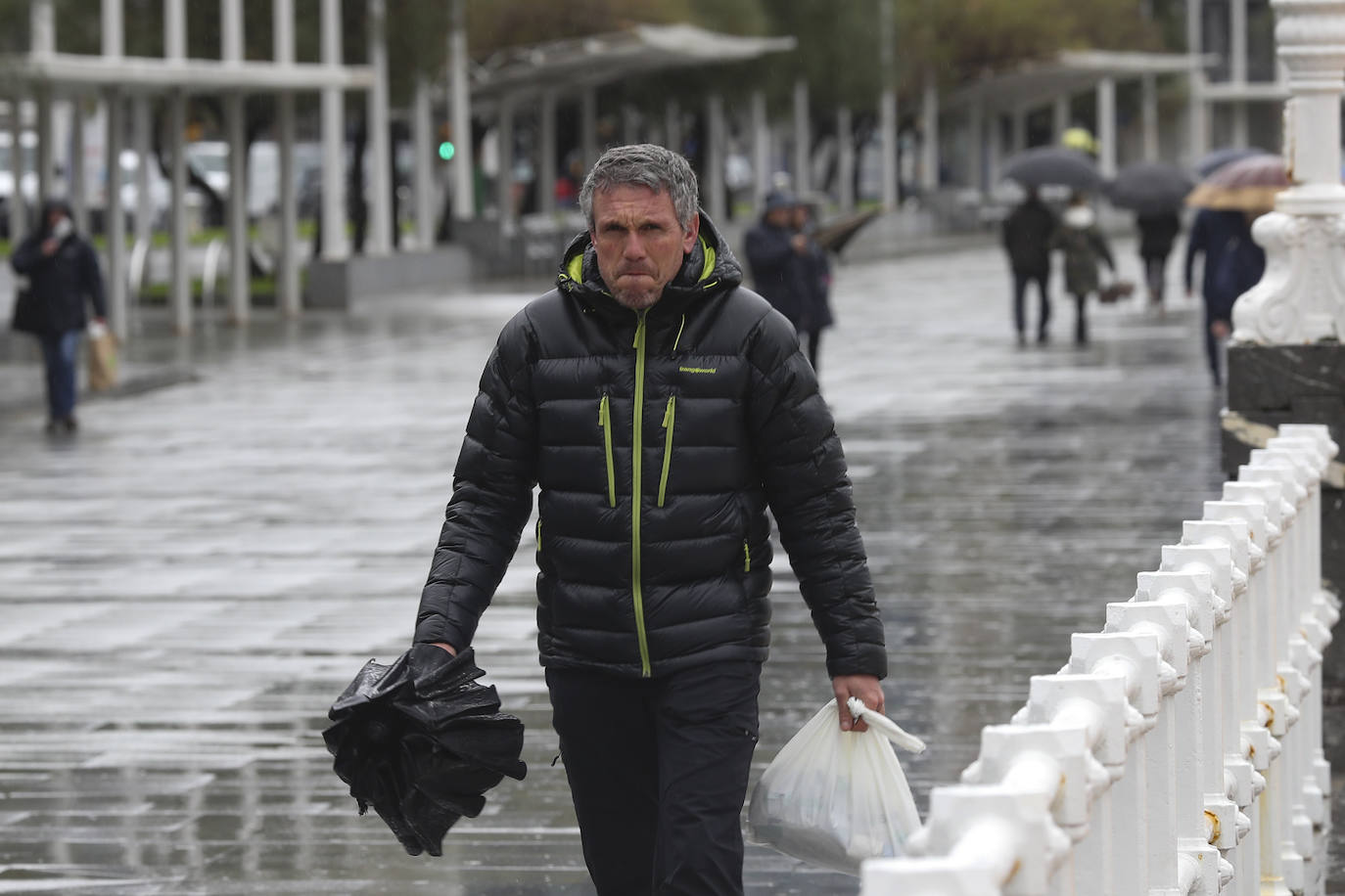 Fotos: Asturias, bajo el primer temporal de nieve del otoño