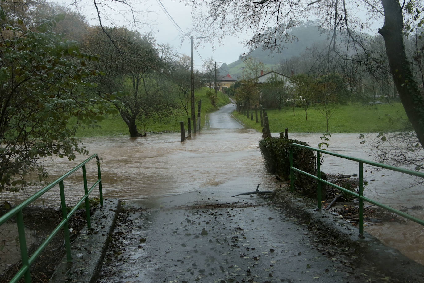 Las intensas lluvias y la nieve caída en los últimos días ha provocado importantes daños en buena parte de Asturias, principalmente en la zona oriental de la región donde, incluso, se ha tenido que evacuar a decenas de pacientes del hospital de Arriondas. Pero el agua también ha anegado otras áreas de Asturias 