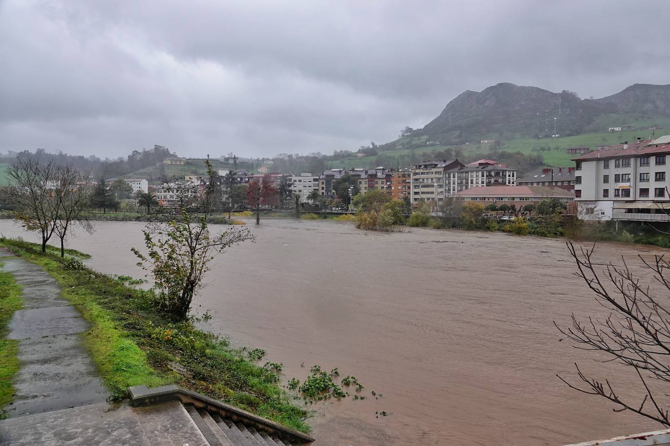 Las intensas lluvias y la nieve caída en los últimos días ha provocado importantes daños en buena parte de Asturias, principalmente en la zona oriental de la región donde, incluso, se ha tenido que evacuar a decenas de pacientes del hospital de Arriondas. Pero el agua también ha anegado otras áreas de Asturias 
