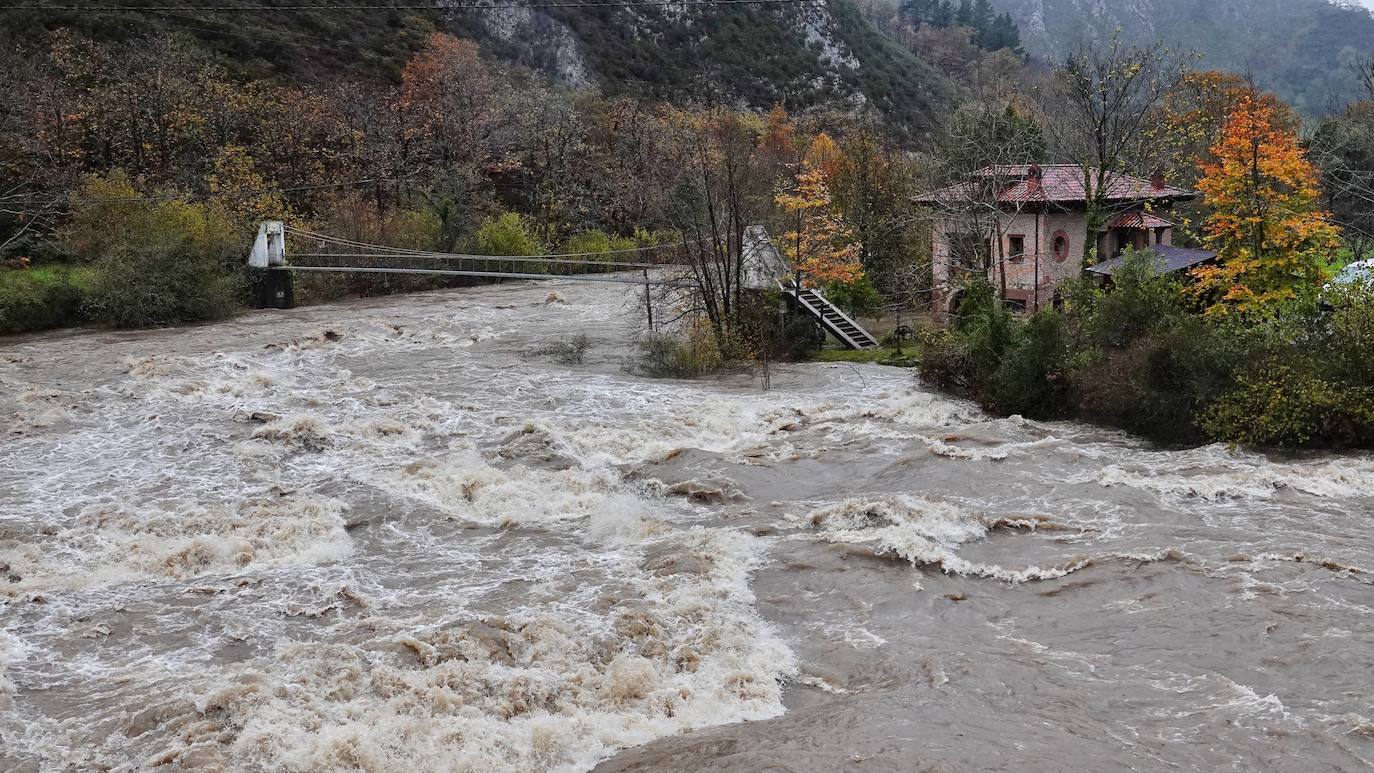 Las intensas lluvias y la nieve caída en los últimos días ha provocado importantes daños en buena parte de Asturias, principalmente en la zona oriental de la región donde, incluso, se ha tenido que evacuar a decenas de pacientes del hospital de Arriondas. Pero el agua también ha anegado otras áreas de Asturias 