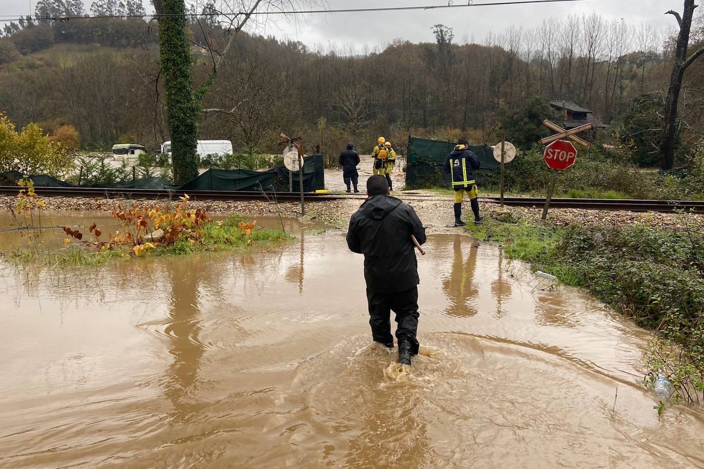 Fotos: Los ríos se desbordan en el oriente de Asturias