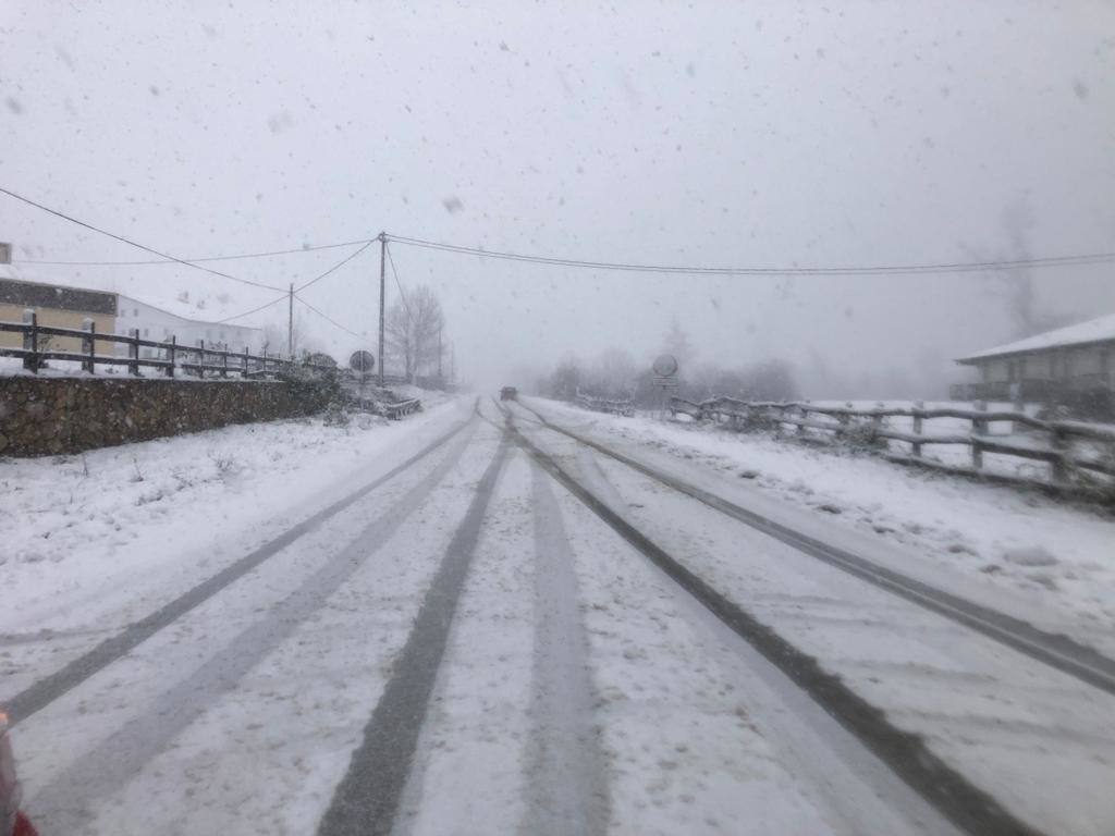 Fotos: El temporal cubre a Asturias de blanco