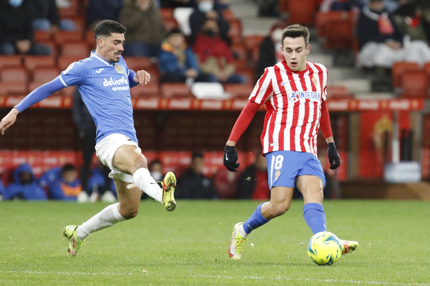 Fotos: Las mejores jugadas del Sporting - Fuenlabrada