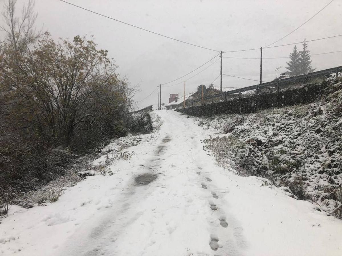 Nieve en Asturias, en la estaciones de esquí de Brañillín y en Somiedo.