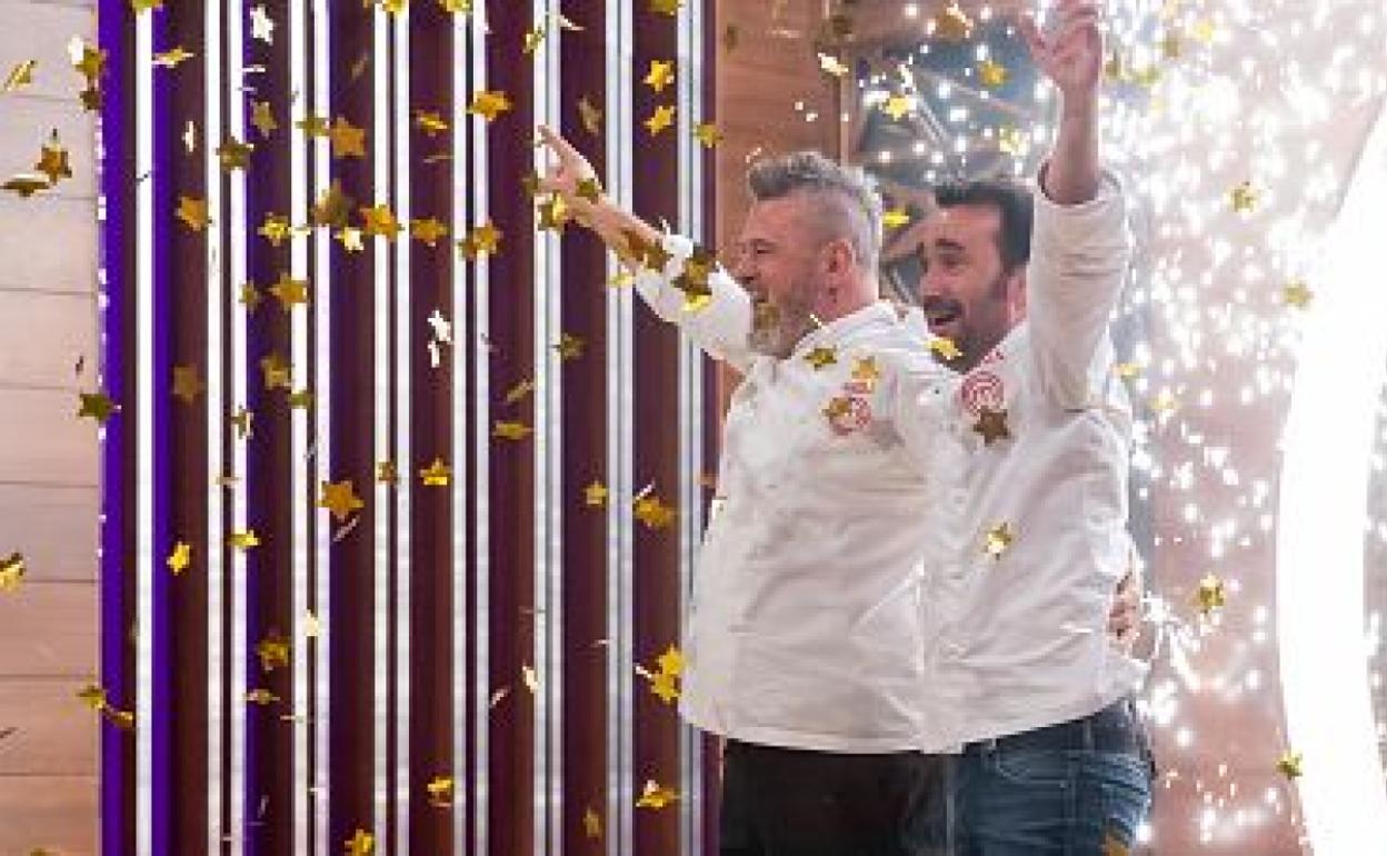 Los campeones de 'Masterchef Celebrity', Miki Nadal y Juanma Castaño