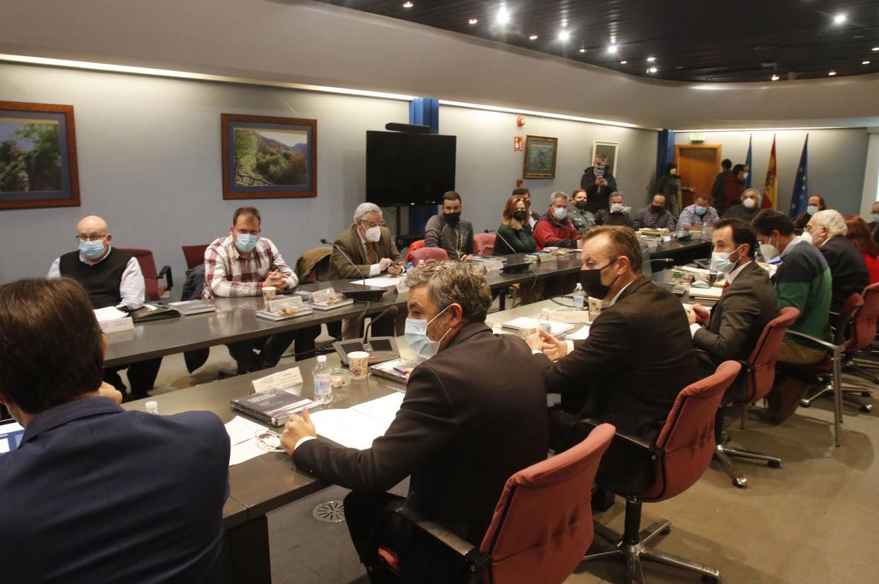 El Patronato de los Picos se celebró ayer en Oviedo al tener Asturias la presidencia rotatoria. 