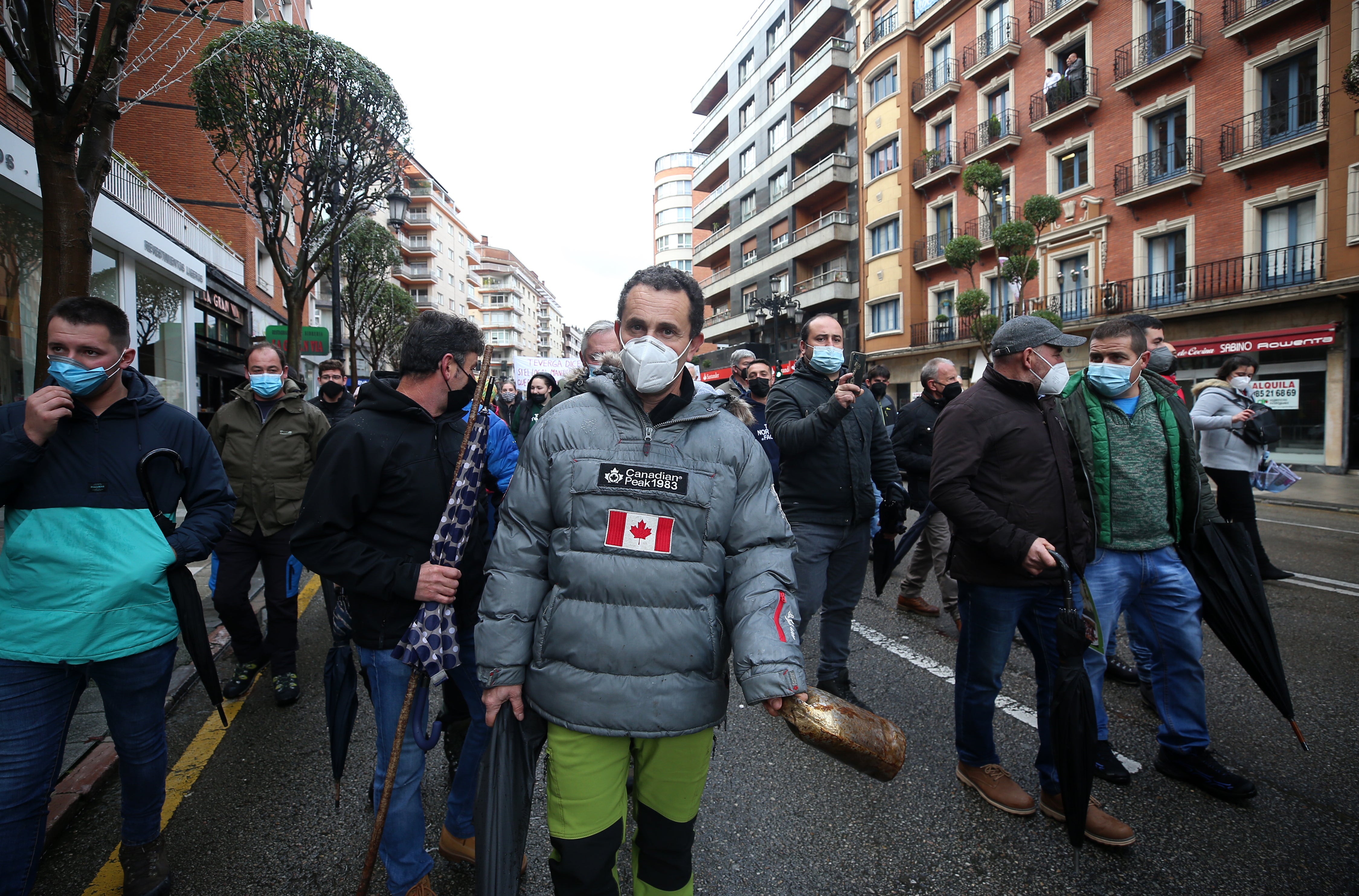 Fotos: El sector ganadero asturiano se manifiesta en Oviedo