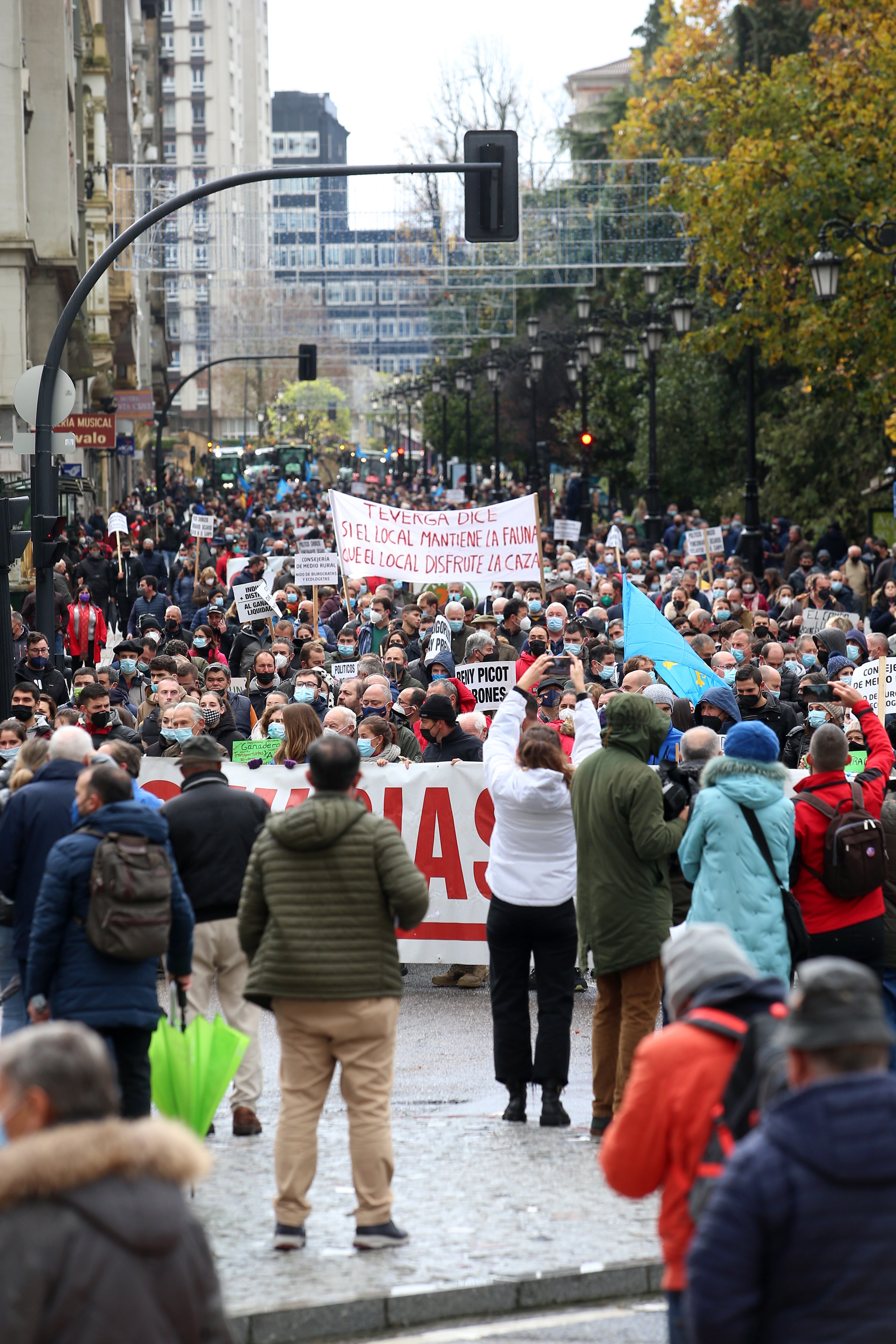 Fotos: El sector ganadero asturiano se manifiesta en Oviedo