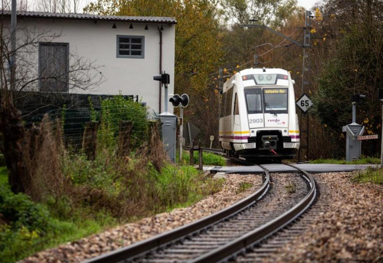 Uno de los tramos de Siero en el que se actuará. 