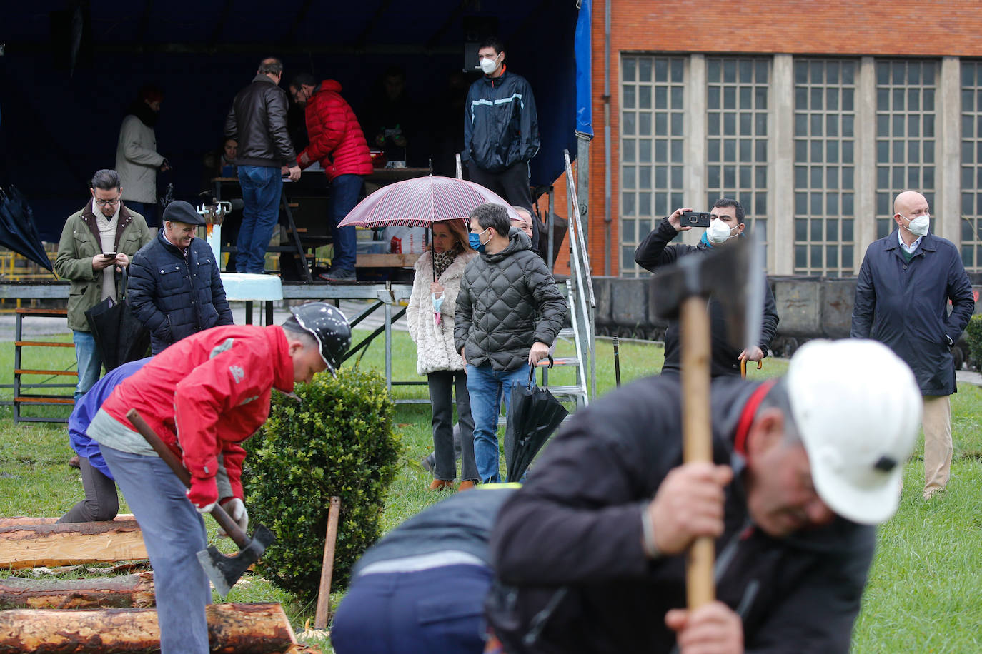 Fotos: Aller recupera el concurso de entibadores