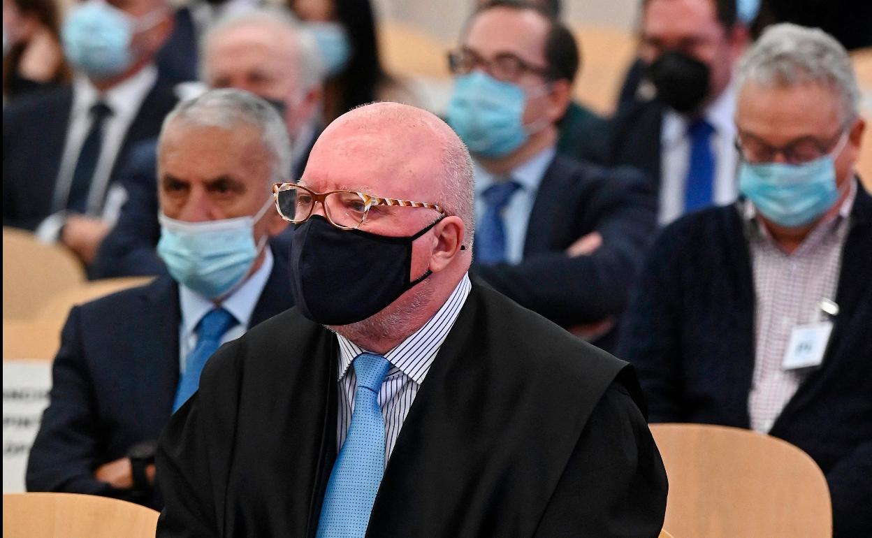 Villarejo, durante el juicio en la Audiencia Nacional. 