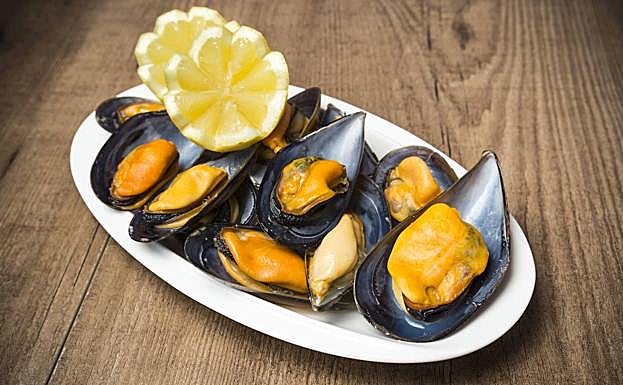 Plato de mejillones al vapor 