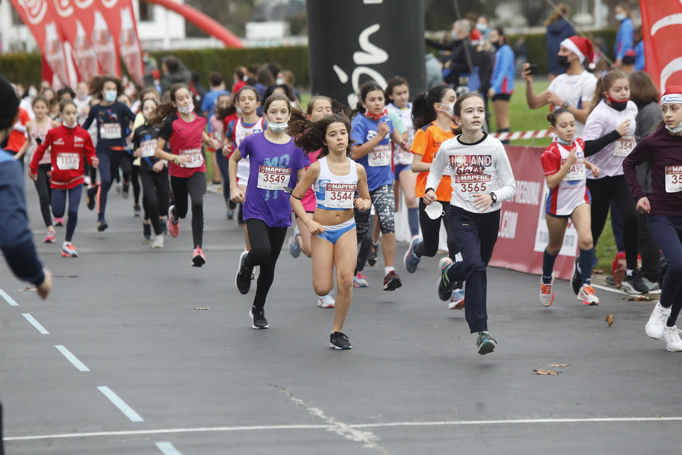 Fotos: Así fue la Carrera de Nochebuena de los niños