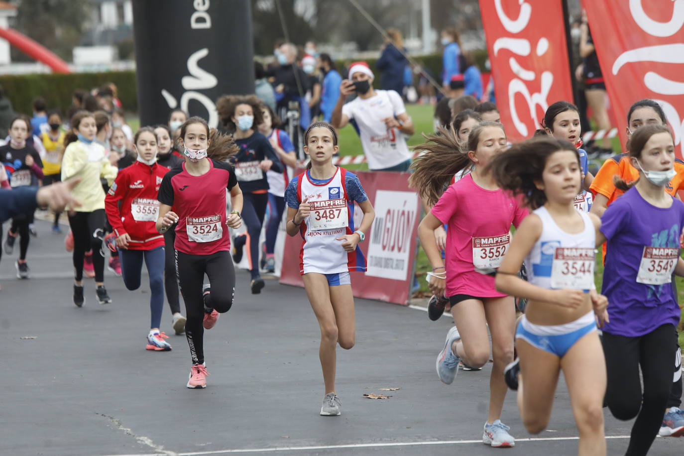 Fotos: Así fue la Carrera de Nochebuena de los niños