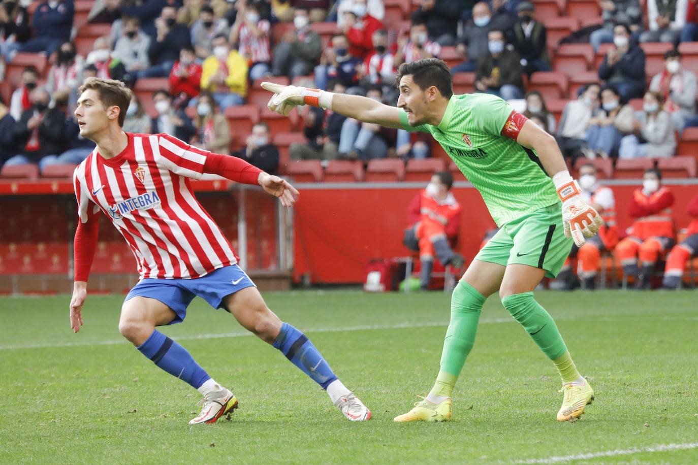 Fotos: Las imágenes de las mejores jugadas del Sporting - Lugo