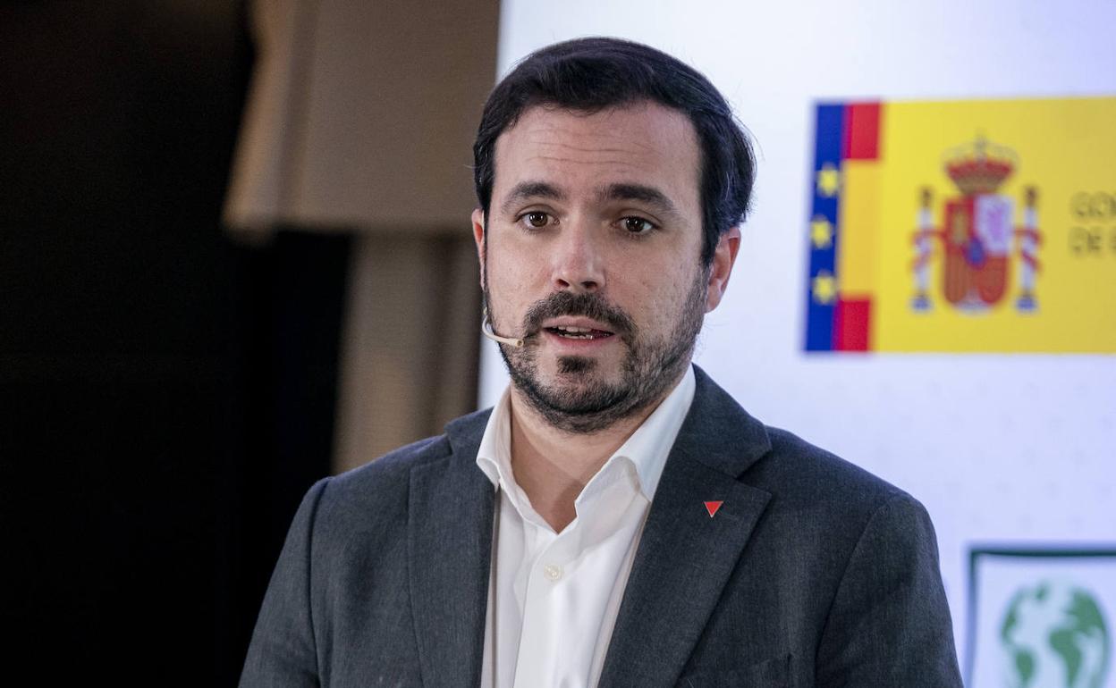 El ministro de Consumo, Alberto Garzón 