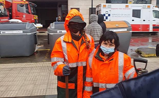 «Escuchamos una explosión y vimos a un hombre atrapado en la ventana»