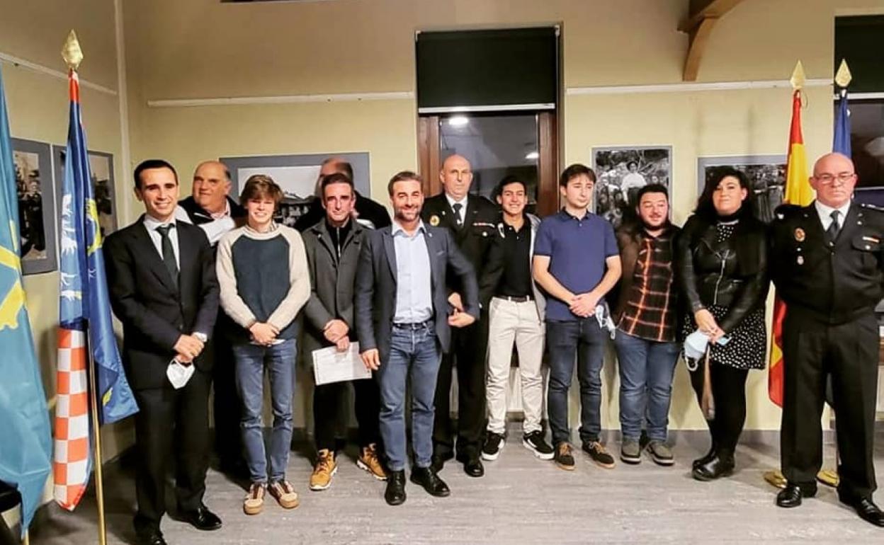 Entrega de los premios de Protección Civil. 