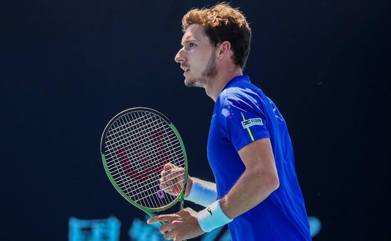 Pablo Carreño, durante el partido.