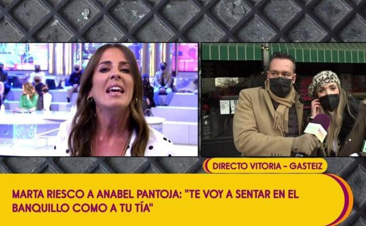 Marta Riesco ataca a Anabel Pantoja en 'Sávame'. 