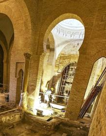 Imagen secundaria 2 - Hallan restos de un palacio califal en una iglesia de Toledo