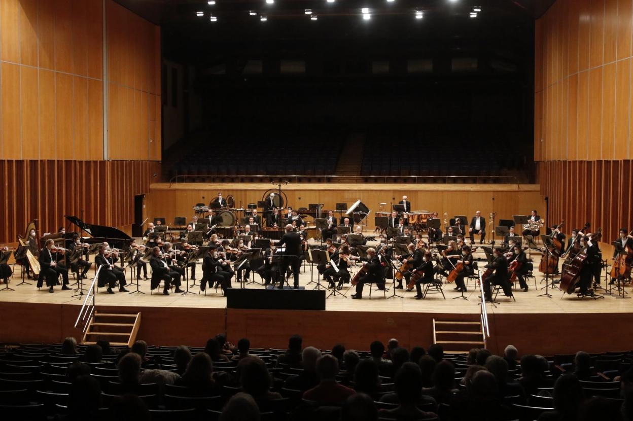 Un concierto de la Ospa celebrado en enero en el Auditorio Príncipe Felipe 