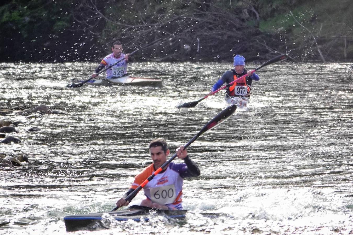 La temporada piragüística asturiana comenzó este sábado con el 1º Descenso-Ascenso del río Sella, prueba con meta y salida en el puente Emilio Llamedo Olivera de Arriondas y ciaboga en la mansa de la Veyera (Picu la Vieya).