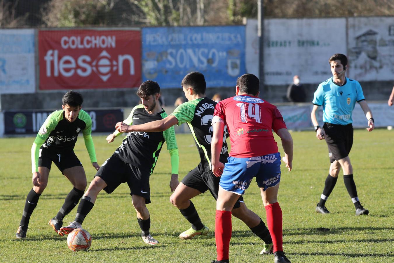 Fotos: Las mejores jugadas del Colunga - Sporting B