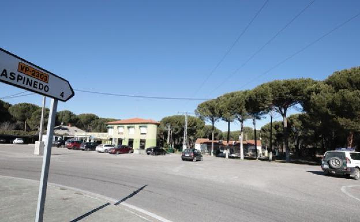 Cruce La Maña en Traspinedo, la zona donde se perdió la pista de Esther.