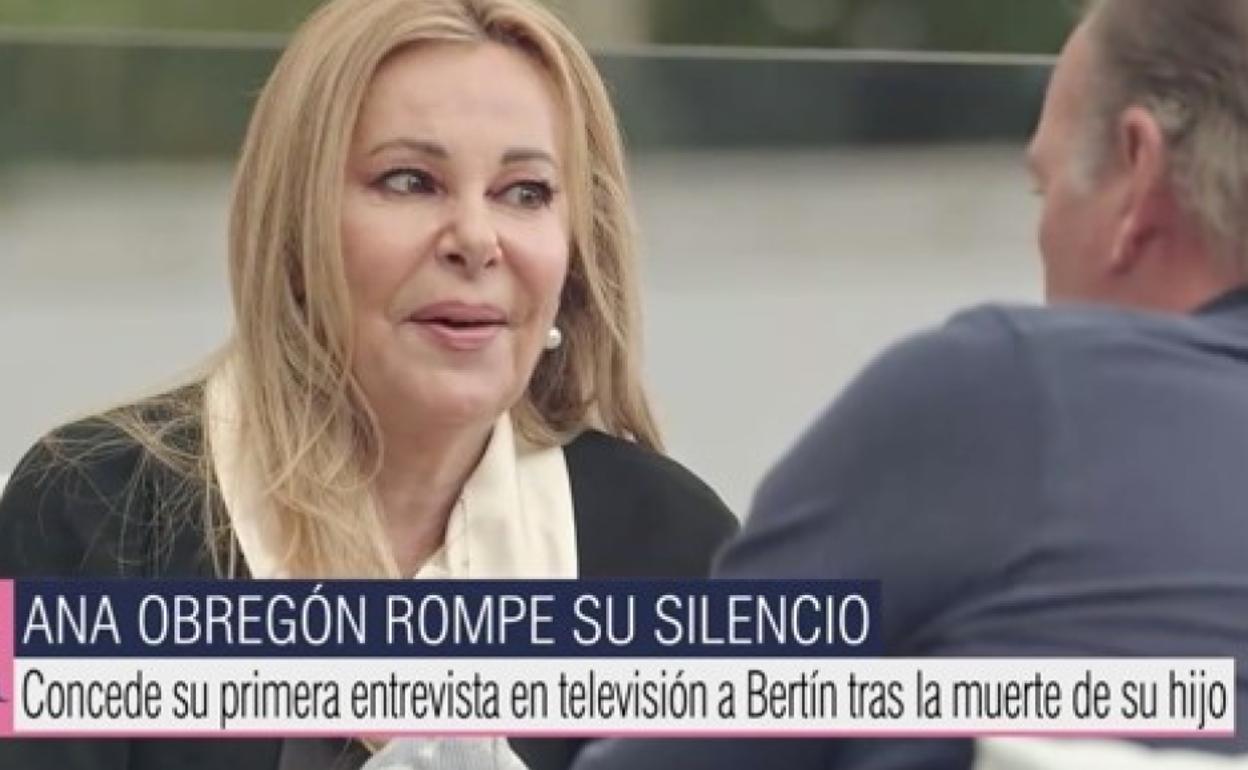 Ana Obregón, entrevistada por Bertín Osborne.