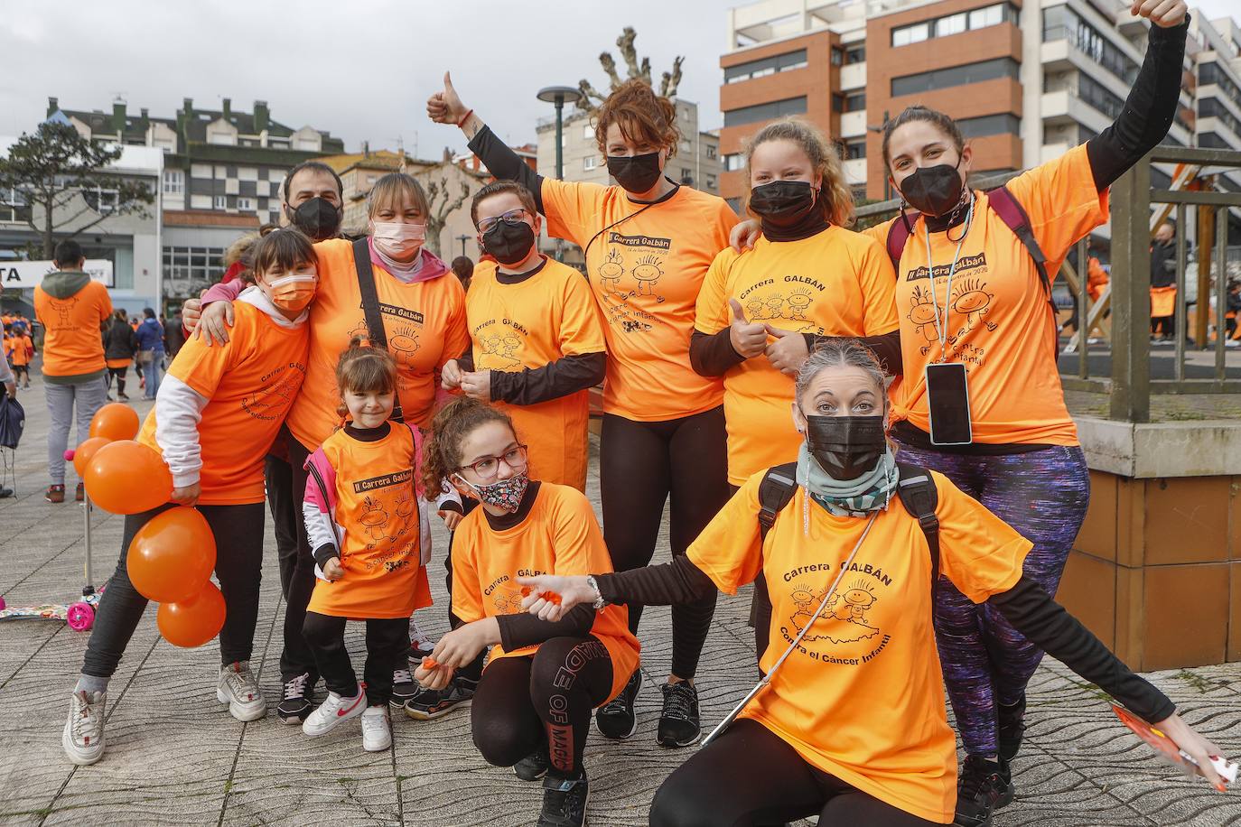 52 concejos de la región se visten de naranja en una carrera colectiva contra el cáncer infantil, organizada por la Asociación Galbán. El objetivo, recaudar fondos para promover la investigación bajo el lema «Una mejor supervivencia es posible». 