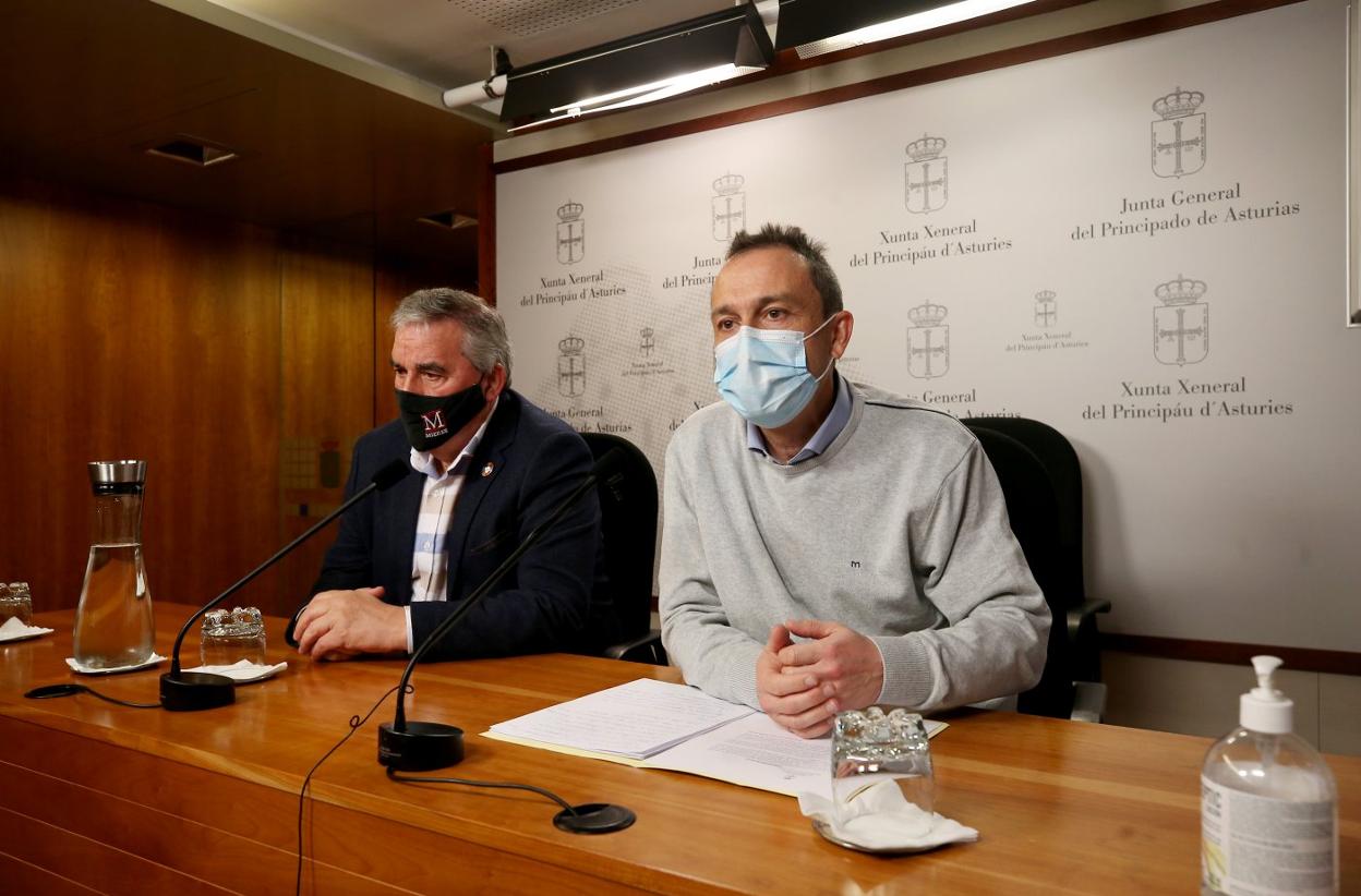 Aníbal Vázquez y Ovidio Zapico. 