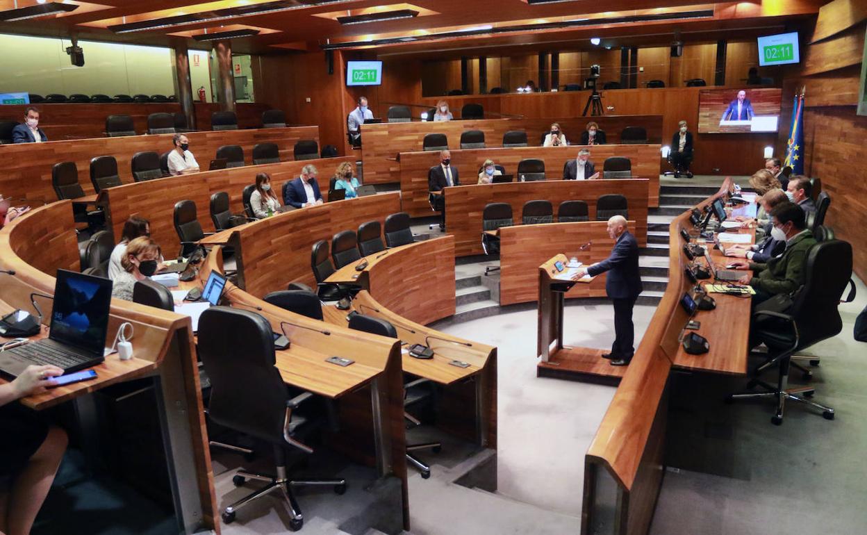 Un pleno de la Junta General del Principado