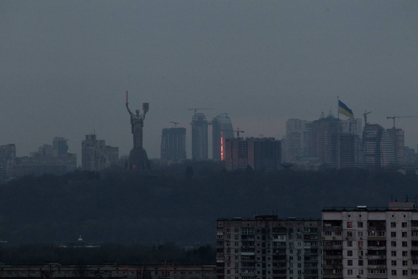 Fotos: Segunda jornada de invasión de Rusia a Ucrania