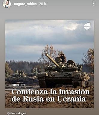 Publicación de Nagore Robles. 