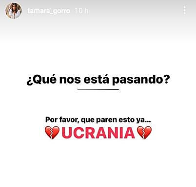 Publicación de Tamara Gorro. 