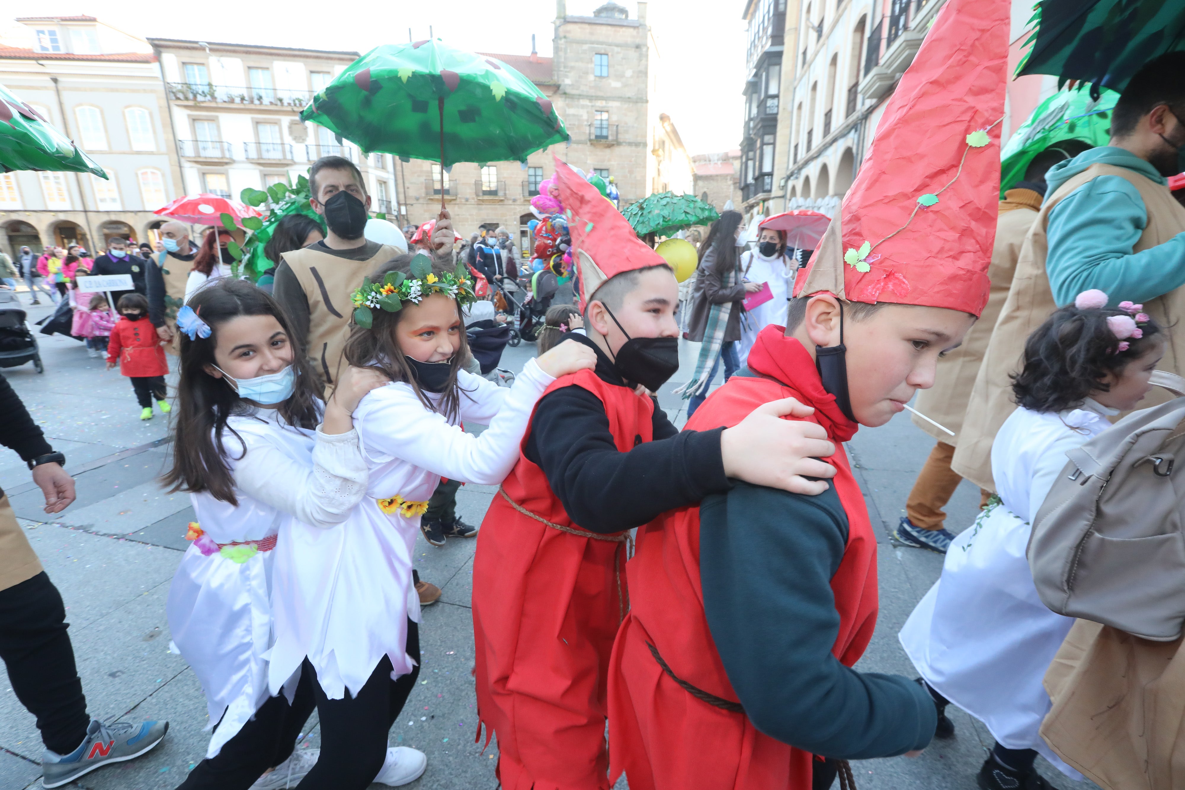Fotos: Los escolinos se reencuentran con el Antroxu