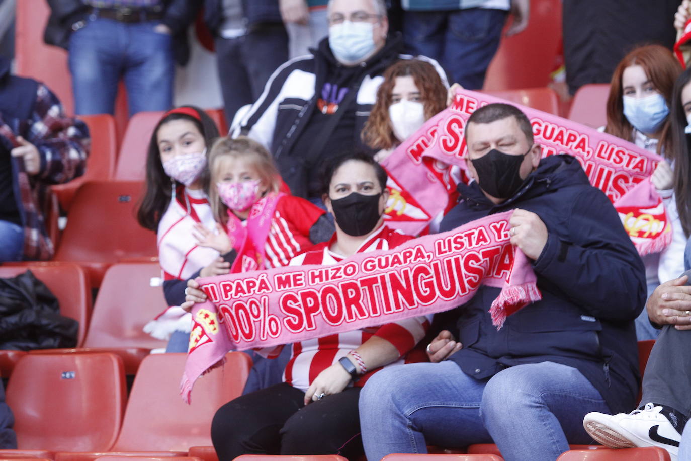 Fotos: ¿Estuviste en el Sporting - Zaragoza? ¡Búscate!